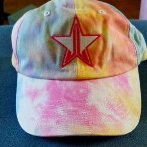 Jeffree Star cosmetics summer tye dye hat